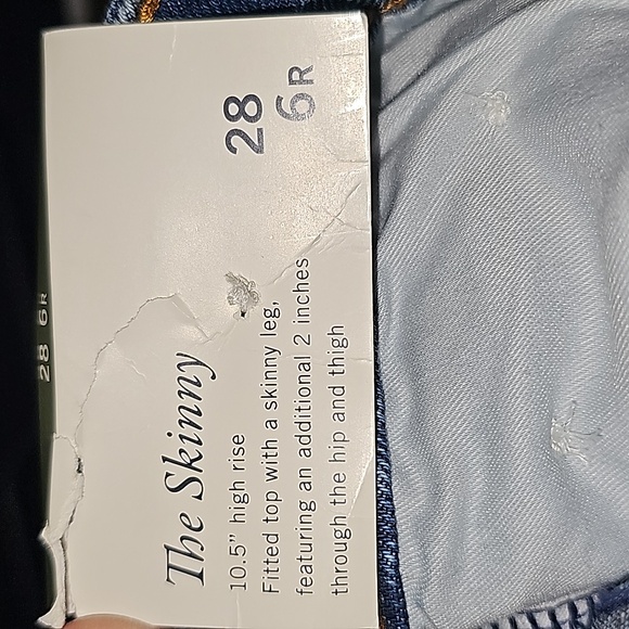 Abercrombie & Fitch The Skinny High Rise Curve Love Medium Womens Sz 28/6R NWT - Picture 10 of 15
